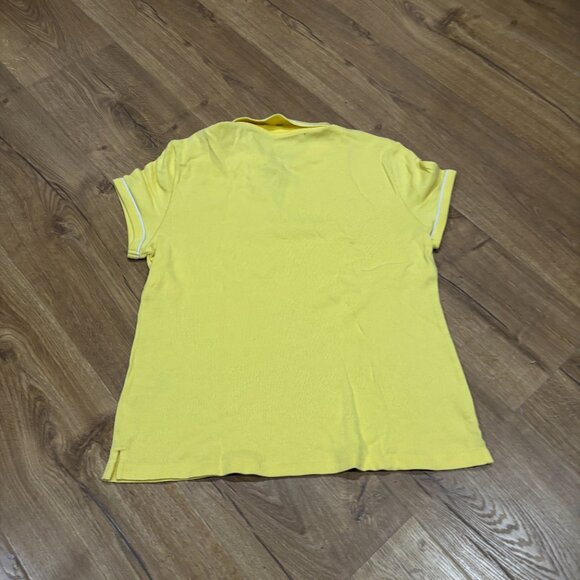 Tommy Hilfiger Women's Short Sleeve Polo Shirt With White Piping Detail - Picture 6 of 6